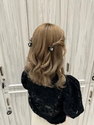 ヘアアレンジ 艶カラー/ヘアセット /momo🎀のヘアスタイル