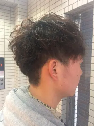 カラー パーマ ヘアアレンジ メンズ メンズパーマの巨匠 鈴木純のヘアスタイル