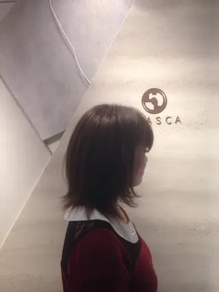 ミディアム 【体験】韓国 メイク&ヘア天神のヘアスタイル