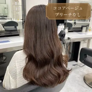 セミロング カラー ヘアアレンジ 【公式】DISCO銀 座🪩トレンド🪽のヘアスタイル