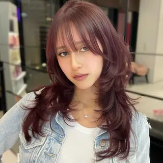 ロング カラー 【韓国❤️海外ヘア】 AYAKAのヘアスタイル