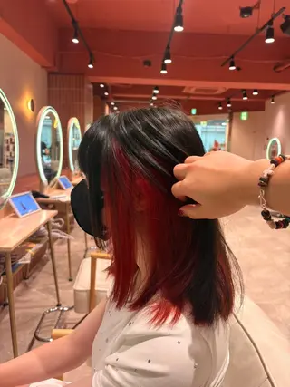 ミディアム カラー 海外カラー カット/anju🌺のヘアスタイル
