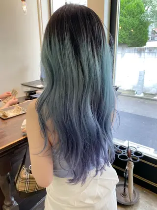 ロング カラー 大西 直人のヘアスタイル