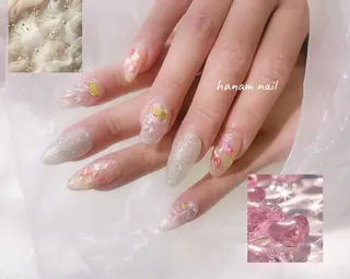 ネイル hanam nail 🌿🩵ハナムネイルのネイルデザイン