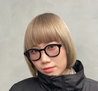 セミロング カラー ヘアアレンジ fifth 石川 凪のヘアスタイル
