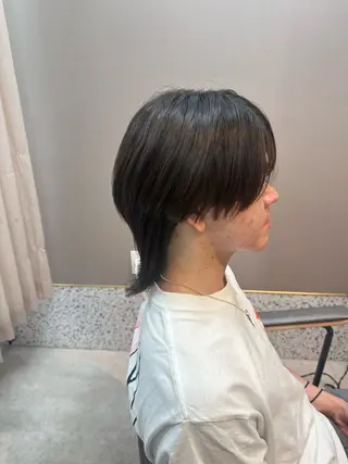 ミディアム カラー メンズ 豊岡 藍斗のヘアスタイル