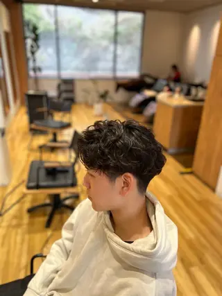 パーマ メンズ 瀬野凌介/メンズ カット/パーマのヘアスタイル