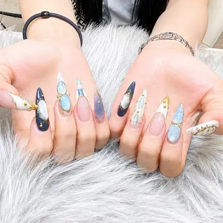 ネイル ANH ゴテゴテネイルのネイルデザイン