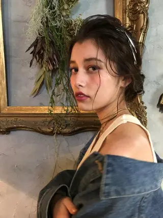 ミディアム ボブ♡柔らかいカラー 實松栞理のヘアスタイル