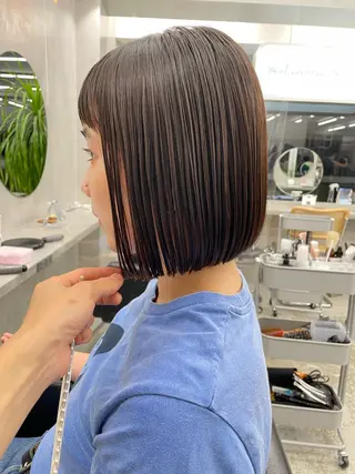 ショート カラー 👑ボブはお任せ ミヤノ👑のヘアスタイル