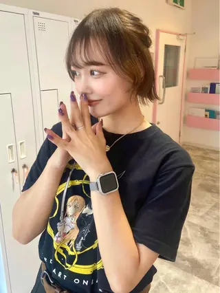 ショート ヘアアレンジ 🌼似合わせのプロ 心斎橋/rena🌼のマツエク・マツパデザイン
