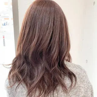 カラー ロング 縮毛矯正/ワンカラー モデル募集🫧田村のヘアスタイル