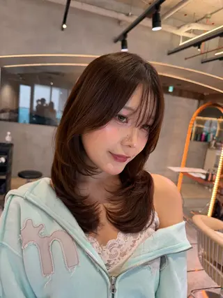ロング 🦋高屋敷陸🦋 レイヤー/ハイトーンのヘアスタイル