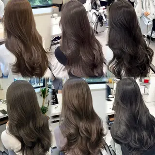 カラー なつき🎀韓国ヘア /透明感カラーのヘアスタイル