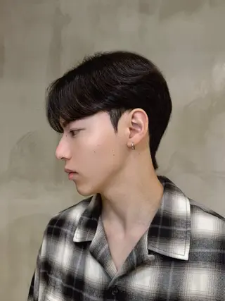 メンズ 韓国式ダウンパーマ 🇰🇷櫻井健のヘアスタイル