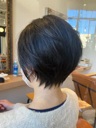ショート カラー ヘアアレンジ ✨髪質改善/透明感✨ 西野 陽のヘアスタイル