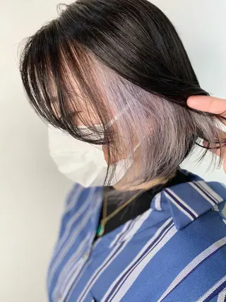ミディアム カラー レイヤーカット 赤み消し　店長/大和のヘアスタイル