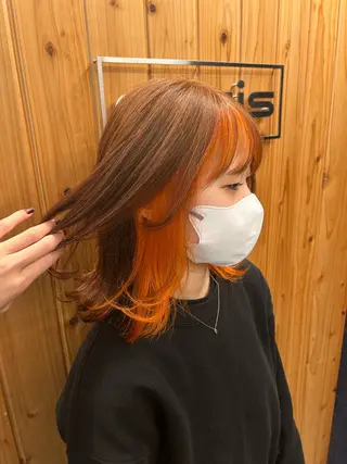 ミディアム 楯岩 さくらのヘアスタイル