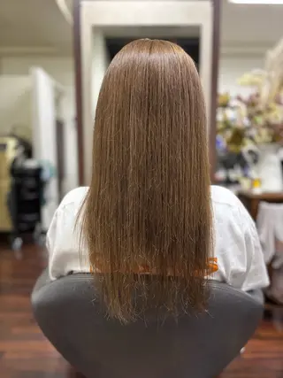 ロング カラー 田中 サキのヘアスタイル