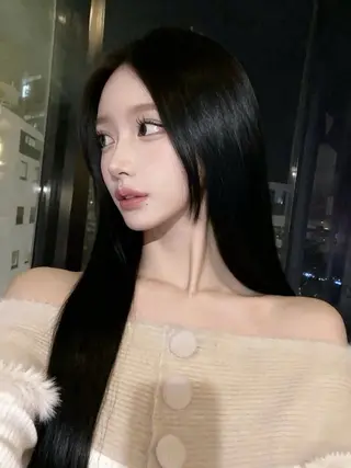 ロング カラー 🤍韓国艶ワンホン ヘアMayu🤍のヘアスタイル