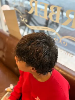 パーマ メンズ 吉田 哲平のヘアスタイル