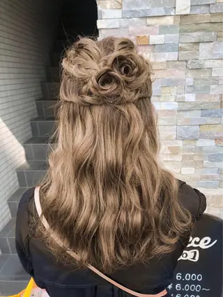 ロング 藤原 ちひろのヘアスタイル