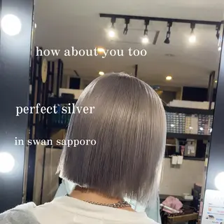 ショート カラー Ayumi 羽エクステ/ブリーチのヘアスタイル