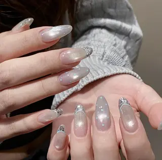 ネイル By moonネイル 🌷ワンホン/韓国風のネイルデザイン