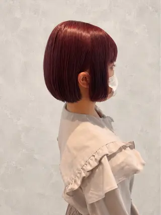 ショート 🫧ツヤ髪/透明感 カラー🫧AOIのヘアスタイル