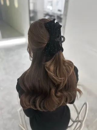 ロング カラー 🤍韓国艶ワンホン ヘアMayu🤍のヘアスタイル