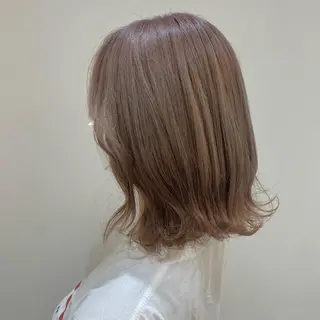 ミディアム カラー 🌿レイヤー/ブリー チ/🌿JINのヘアスタイル