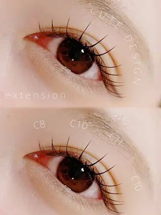 マツエク・マツパ Lapis eye&blowのマツエク・マツパデザイン
