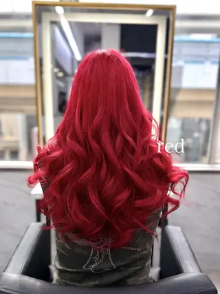 ロング カラー エクステ🩵ブリーチ 韓国ヘア🩵KAEのヘアスタイル