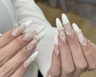 ネイル By moonネイル 🌷ワンホン/韓国風のネイルデザイン