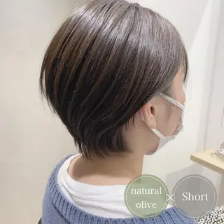 ショート カラー アンブレラカラー💫 フェイスフレーミングのヘアスタイル