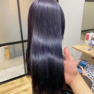 ロング カラー 色落ちまで可愛い🧚 心斎橋hikaruのヘアスタイル