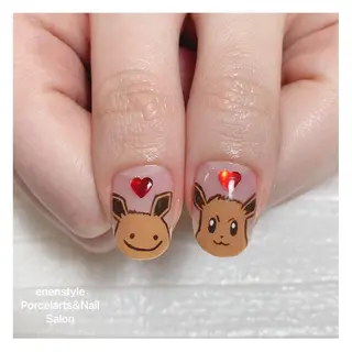 ショート ネイル 🐾enen style 🐾のネイルデザイン