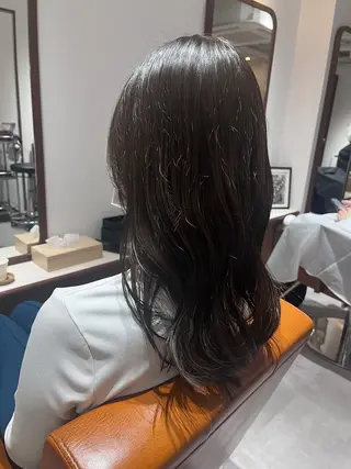 ミディアム カラー 💠urara opus💠🩵のヘアスタイル