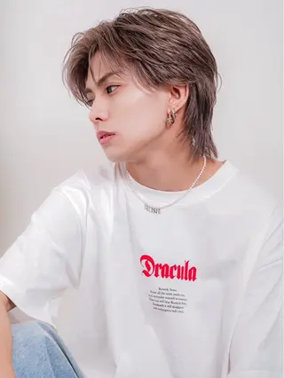 ミディアム カラー メンズ ♥️モテ髪美容師♠️ REIのヘアスタイル