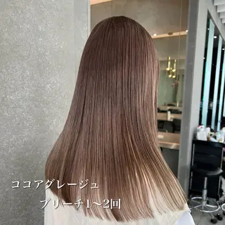 ロング カラー ブリーチ特化 梅田本多翔のヘアスタイル