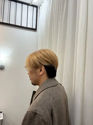 カラー メンズ ラカットゾーン 田中李奈のヘアスタイル