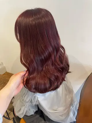 ロング カラー ヘアアレンジ coco♡ 韓国hairのヘアスタイル