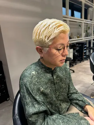 ショート カラー メンズ 似合う髪型見つけます AYAKAのヘアスタイル