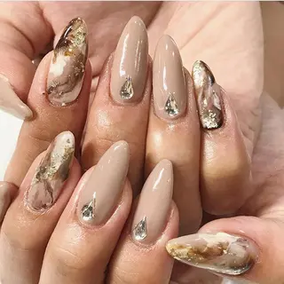 ネイル 渋谷/チップ長さ出し 👑アプレgel-xのネイルデザイン