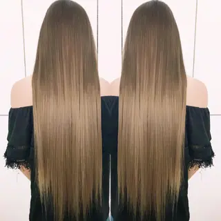 ロング Shiho お洒落な エクステ♡ハイトーンのヘアスタイル