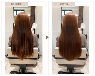 ロング カラー 髪質改善・ショートレ イヤーボブ🧡関玲子のヘアスタイル