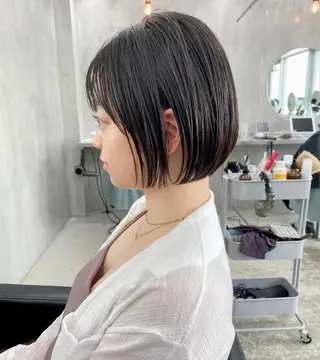 ショート カラー 👑ボブはお任せ ミヤノ👑のヘアスタイル