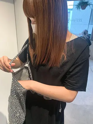 ロング カラー RISAKO レイヤーカット🎀のヘアスタイル