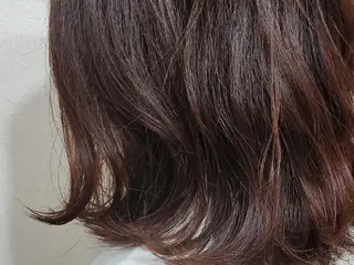 ミディアム カラー ヘアアレンジ See by merのマツエク・マツパデザイン