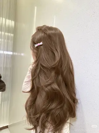 ロング カラー ヘアアレンジ 透明感カラー🎀艶髪 Anju/渋谷🎀のヘアスタイル
